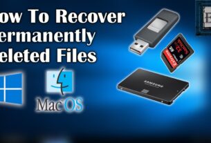 Recover deleted data from a hard disk in Windows 10